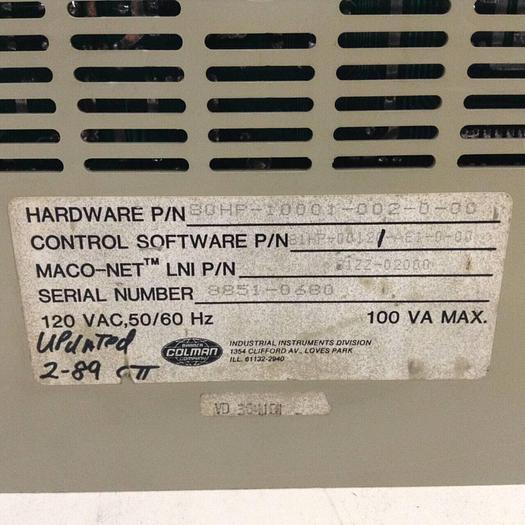 Used BARBER COLMAN Multi Pump Pressure/Flow Module 80HP-10001-002-0-00 #80124