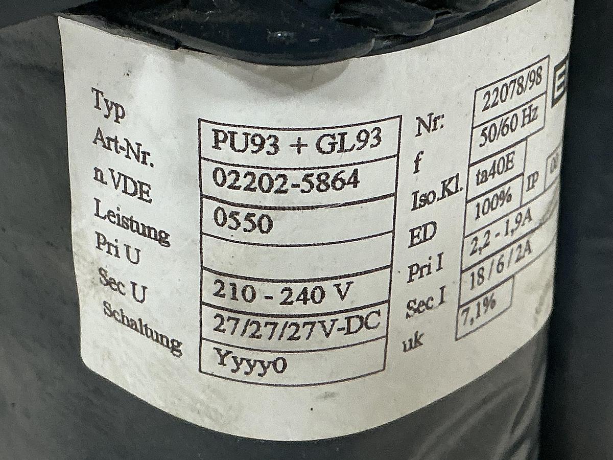 Used EMB WITTLICH PU93+GL93