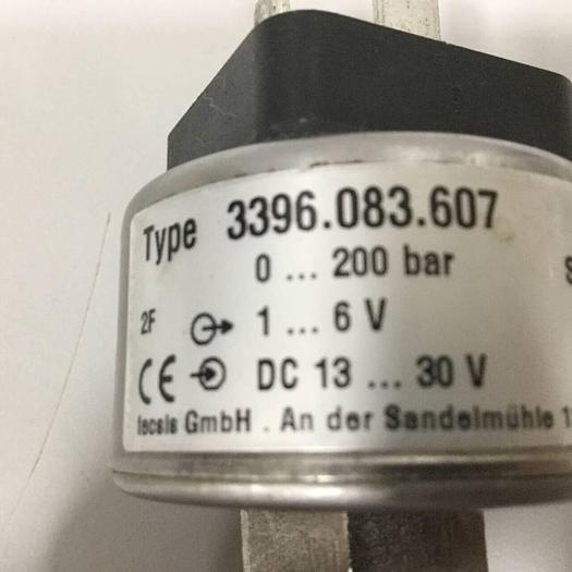 Used TECSIS Pressure Sensor 3396.083.607 #91114