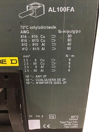 Used SQUARE D 60 Amp Circuit Breaker FAL36060 / SWITCH #143729