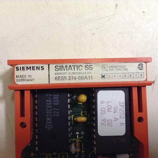 Used SIEMENS / VAN DORN SIMATIC S5 Memory 6ES5 374-0BA11 #89547