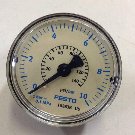 Used FESTO Pressure Gauge 162838 U5 #83815