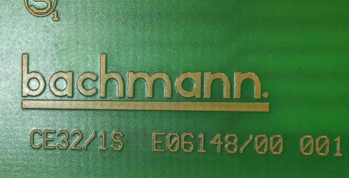 Used BACHMANN ELECTRONIC Circuit Board CE32/1S USED