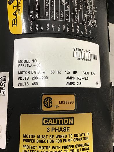 Used CONAIR R5P315A-30 1.5 HP Blower Used #139512