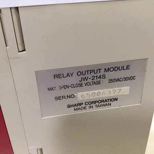 Used SHARP Output Module JW-214S #83586