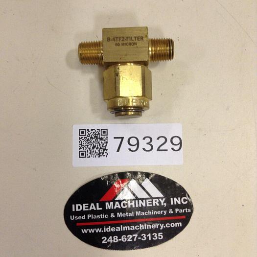 Used SWAGELOK 60 Micron Filter B-4TF2-FILTER #79329