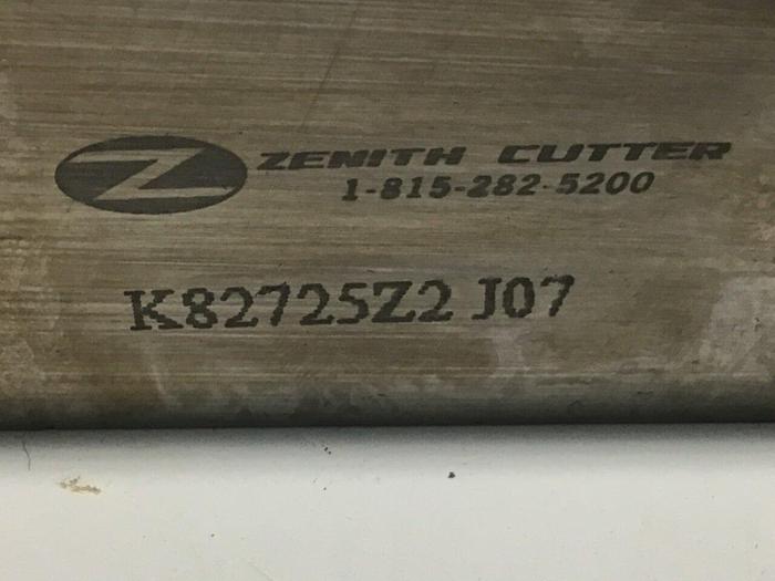 Used ZENITH CUTTER Granulator Blade K82725Z2J07 #113233