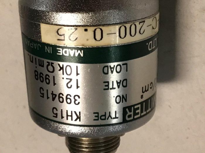 Used NAGANO Pressure Transmitter KH15-PT14-C-200-0.25 #126513