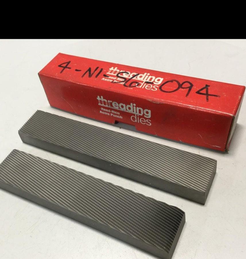 Used REED RICO Threading Dies 4-N1-S6-094 (RR) USED
