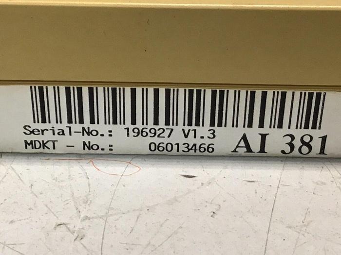 Used SIGMATEK Module 06013466 AI381 #133144