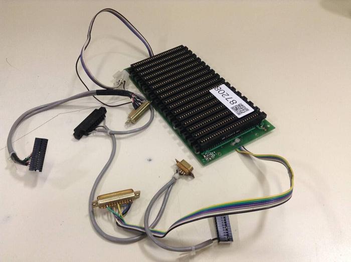 Used ADVANCED INPUT DEVICES Backplane Wire Harness PWB 104350 F #87208