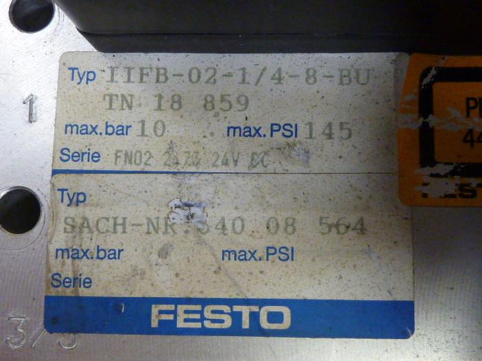 Used FESTO Control Block IFB1-02 #52729