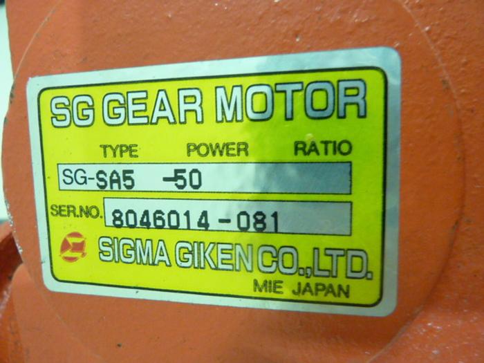 Used MATSUSHITA ELECTRIC 1/4 HP Gear Induction Motor EM-DL29 Used