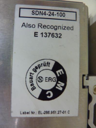 Used SOLA ELECTRIC Power Supply SDN4-24-100 #46508