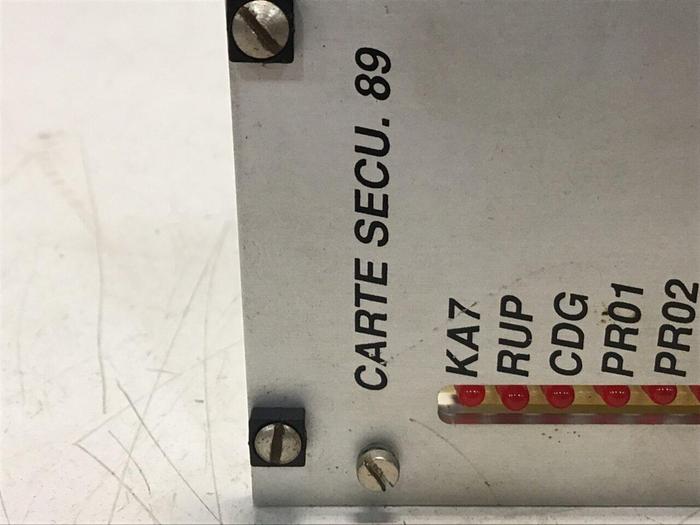 Used SEPRO ROBOTIQUE Circuit Board 07S00955.104/A #136877