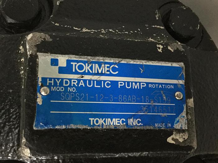 Used TOKIMEC Hydraulic Pump SQPS21-12-3-86AB-18-S159 #107214