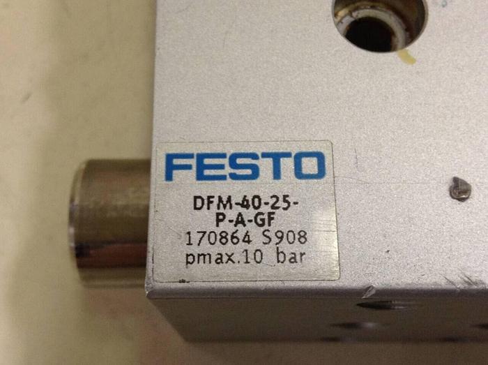 Used FESTO Pneumatic Cylinder DFM-40-25-P-A-GF #70378