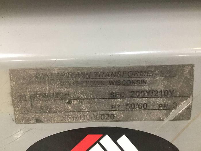 Used WATERTOWN TRANSFORMER CO Transformer TRANSFORMER811 #91811