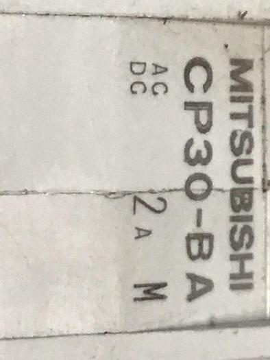 Used MITSUBISHI 2 Amp Circuit Breaker CP30-BA-1P-2A #119603