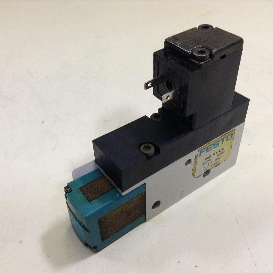 Used FESTO Vacuum Generator/Solenoid Valve VAD-ME-1/8 Used