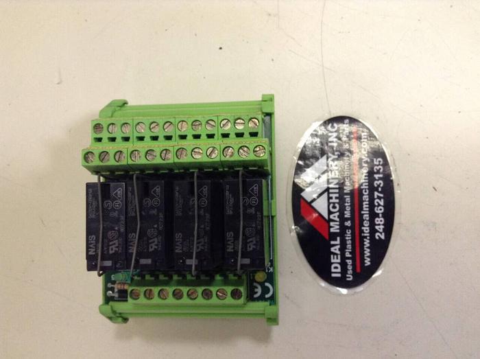 Used EUROTEK Four Channel Relay Breakout ET-MRZ04/24DC/2SC/N #76501