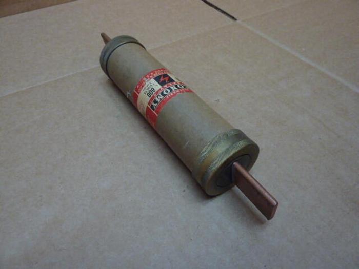 Used ECONOMY FUSE 600 Amp Fuse F-20005 #27281