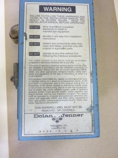 Used DOLAN JENNER Light Curtain Transmitter SS7B-351MDO Used