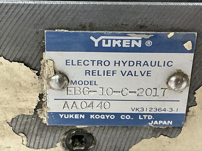 Used YUKEN EDG-01V-C-1-PNT11-5144-R