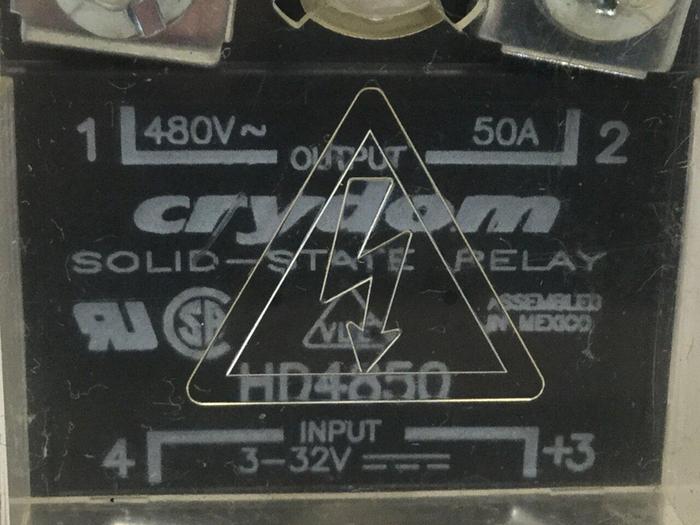 Used CRYDOM Solid-State Relay HD4850 #103079