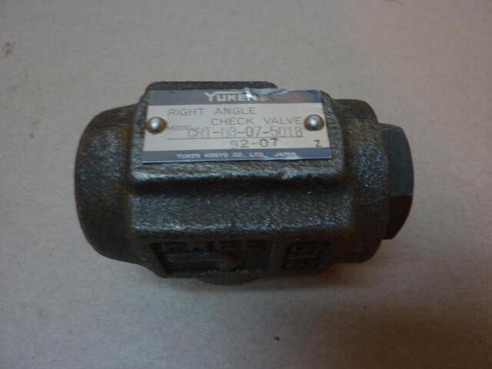 Used YUKEN Right Angle Check Valve CRT-03-07-5018 #39048