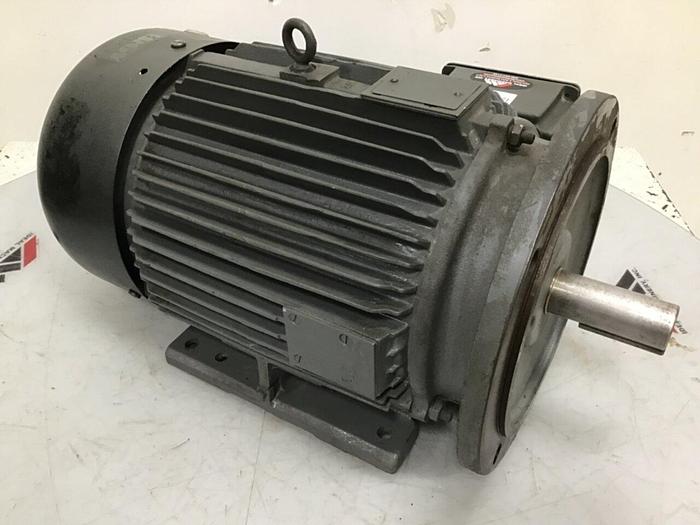 Used BROOK CROMPTON 20 HP AC Motor 2424213H-96M #128612