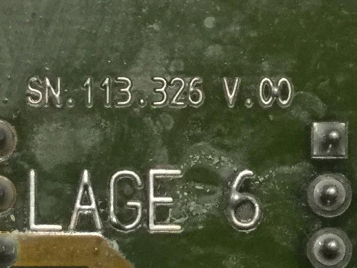 Used ARBURG Interface Card 635 Used