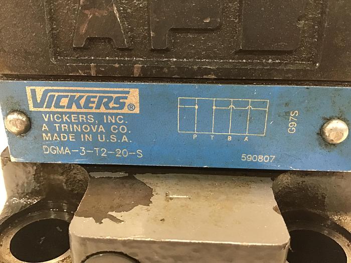 Used VICKERS CVCS-25-D3-S2-10-S32-A99-AP110-Z108 Valve Used #143720