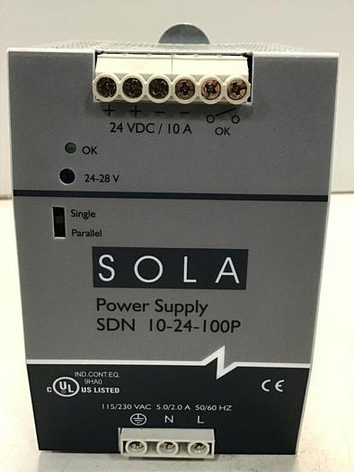 Used SOLA Power Supply SDN10-24-100P Used