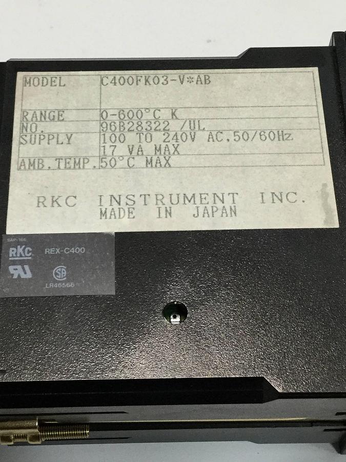 Used RKC Temperature Control REX-C400FK03VAB USED