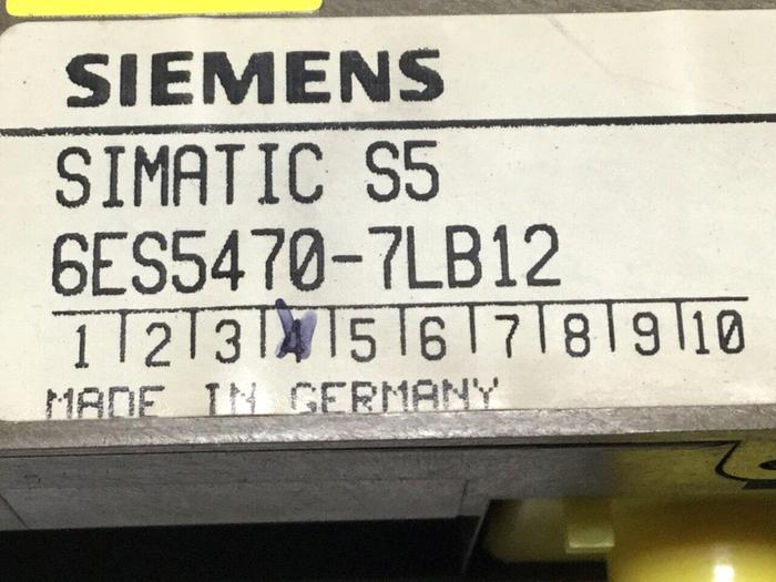 Used SIEMENS Analog Output 6ES5 470-7LB12 #101292