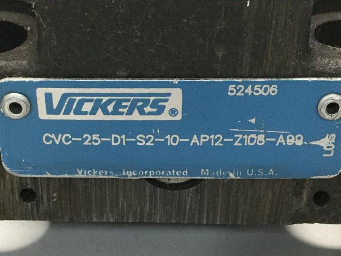 Used VICKERS Valve CVC25D1S210AP12Z108A99 #110842