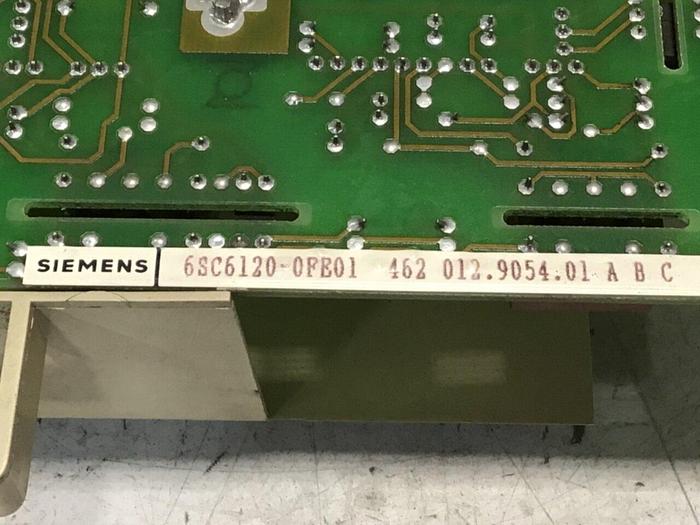 Used SIEMENS Simodrive Board 6SC6120-0FE01 #136147