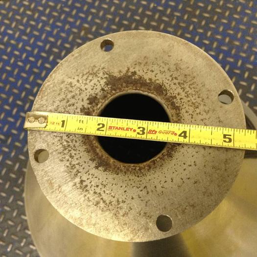 Used METAL FABRICATOR Stainless Steel Hopper HOPPER976 #78976