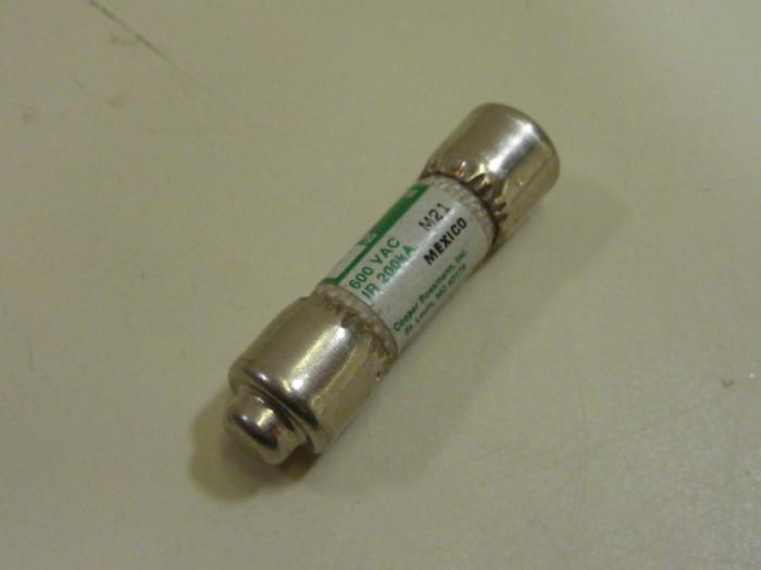 Used TRON / BUSSMANN 1 1/2 Amp Fuse FNQ-R-1-1/2 #62363