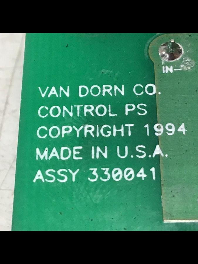 Used VAN DORN Circuit Board 330041 PC330-041 Used