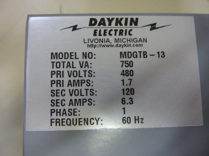 Used DAYKIN Transformer MDGBT-13 #50140
