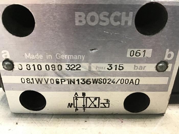 Used BOSCH Valve 0 810 090 322 #137319