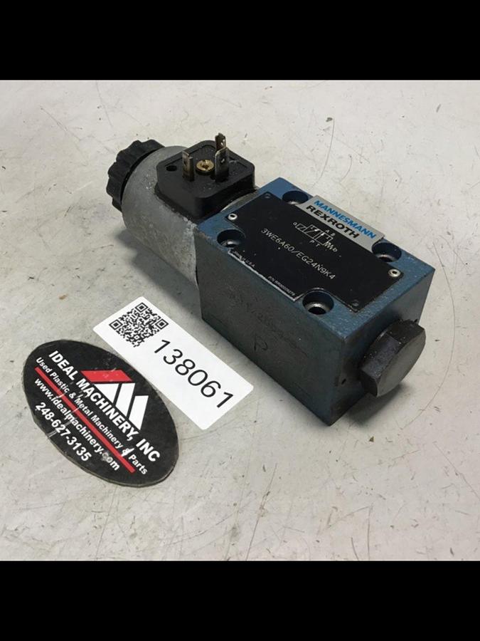 Used MANNESMANN REXROTH Valve 3WE6A60/EG24N9K4 USED