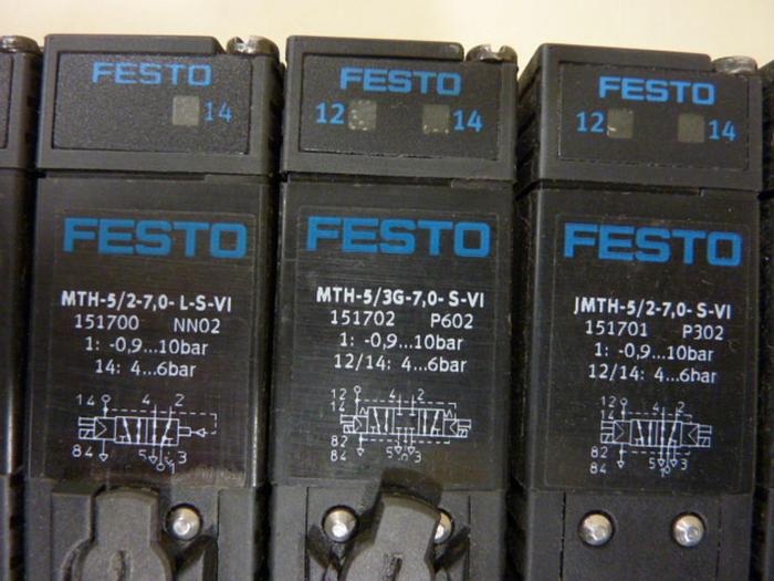 Used FESTO Control Block w/ Valves IFB8-03 #52788