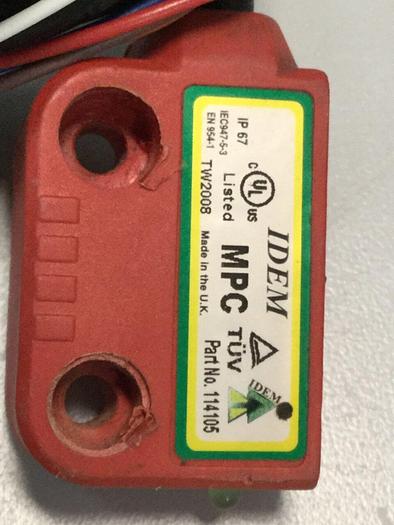 Used IDEM SAFETY SWITCHES Coded Miniature Switch 114105 #103711