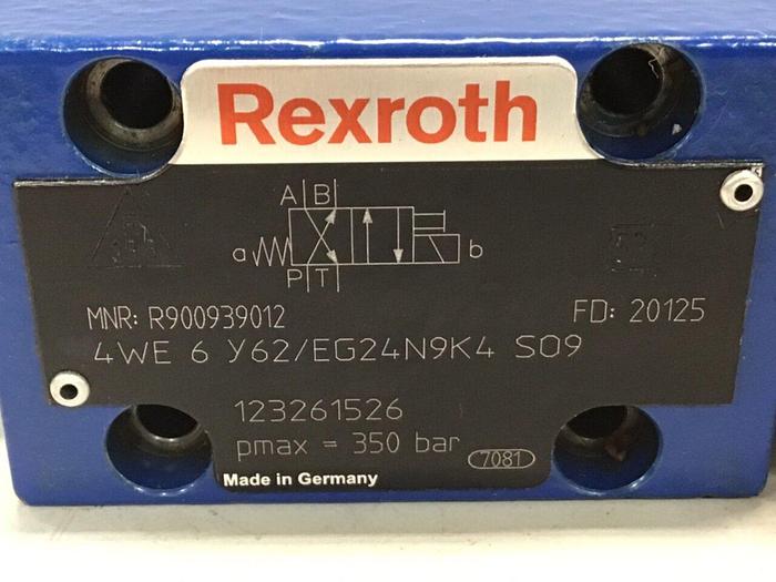 Used REXROTH Valve 4WE6Y62/EG24N9K4SO9 #109479