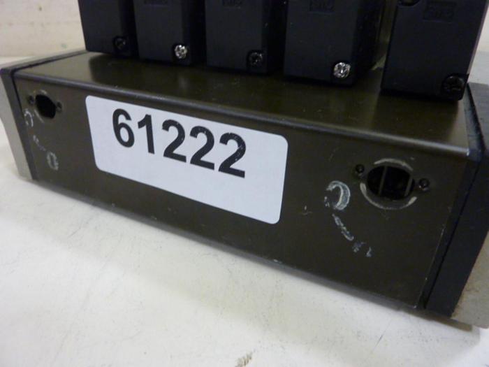 Used SMC Control Block w/ Valves VF2-4-F-D-3Z-TA #61222