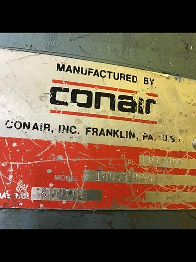 Used CONAIR FRANKLIN 735 LB Capacity Drying Hopper w/ Shutoff 1805390400 #131324