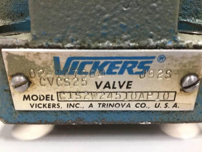 Used VICKERS Hydraulic Valve CVCS25C1S2W24510AP10 #98914